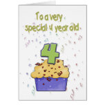 4th Birthday Card