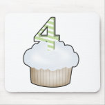 4th Birthday Cupcake Mousepad