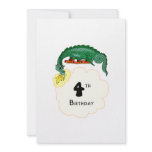 4th Birthday Dragon Personalized Invites