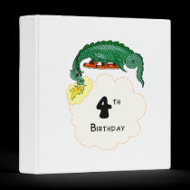 4th Birthday Dragon binders