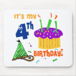 4th Birthday Mouse Pad
