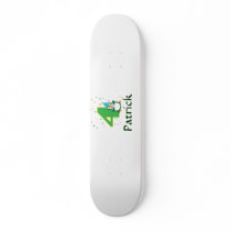 4th Birthday Penguin Skateboard