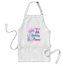 4th Birthday Princess aprons by BirthdayObsessions 4th Birthday Princess aprons