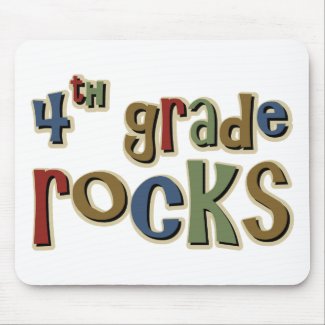 4th Grade Rocks Fourth mousepad