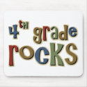 4th Grade Rocks Fourth mousepads