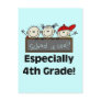 4th Grade School is Cool Tshirts and Gifts Postcard