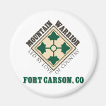 4th ID Mountain Warrior Fort Carson Fridge Magnet 4th ID Mountain Warrior Fort Carson Fridge Magnet