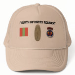 4th INF 56th FA Pershing Professional hats