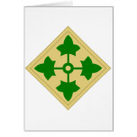 4th Infantry Division Greeting Cards