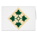 4th Infantry Division Greeting Cards