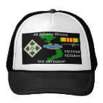 4th Infantry Division"IVY DIVISION" Ball Caps Hat 4th Infantry Division"IVY DIVISION" Ball Caps Hat