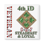 4th Infantry Division OEF Veteran Magnets