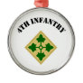 4th Infantry Division Christmas Tree Ornaments
