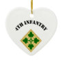 4th Infantry Division Christmas Tree Ornament