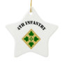 4th Infantry Division Christmas Ornaments