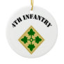 4th Infantry Division Christmas Tree Ornament