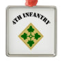 4th Infantry Division Christmas Tree Ornament