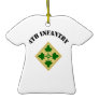 4th Infantry Division Christmas Ornaments