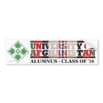 4th Infantry Division U of Afghanistan Sticker Bumper Stickers