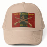 4th Infantry Regiment History DUI Mesh Hats