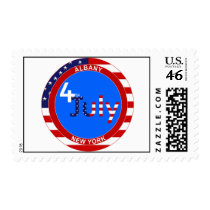 4th July Albany Postage Stamp
