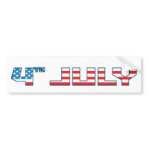 4th july america 3 bumper stickers by zshoptest 4th july america 3 bumper stickers