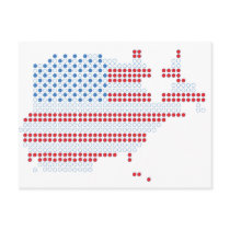 4th July - Independence Day - America Dot Matrix postcards by CarbonClothing 4th July - Independence Day - America Dot Matrix postcards