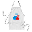 4th July - Independence Day - American Flag Burger aprons by CarbonClothing 4th July - Independence Day - American Flag Burger aprons