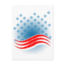 4th July - Independence Day - American Flag postcards by CarbonClothing 4th July - Independence Day - American Flag postcards