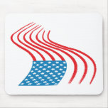 4th July - Independence Day - Flag Paint Graffiti Mouse Mats