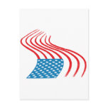 4th July - Independence Day - Flag Paint Graffiti Postcards