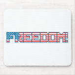 4th July - Independence Day - Freedom Flag Mouse Mat