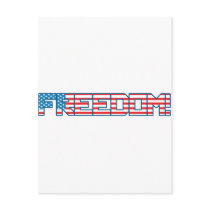 4th July - Independence Day - Freedom Flag postcards by CarbonClothing 4th July - Independence Day - Freedom Flag postcards