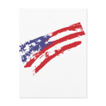 4th July - Independence Day - Graffiti USA Flag postcards by CarbonClothing 4th July - Independence Day - Graffiti USA Flag postcards