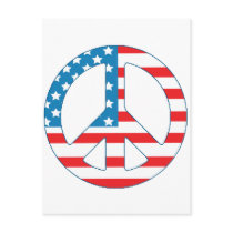 4th July - Independence Day - Peace Flag postcards by CarbonClothing 4th July - Independence Day - Peace Flag postcards
