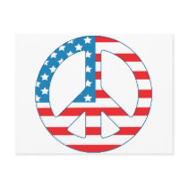 4th July - Independence Day - Peace Flag postcards by CarbonClothing 4th July - Independence Day - Peace Flag postcards