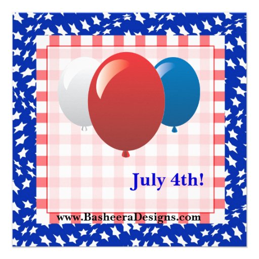 4th July Invitation