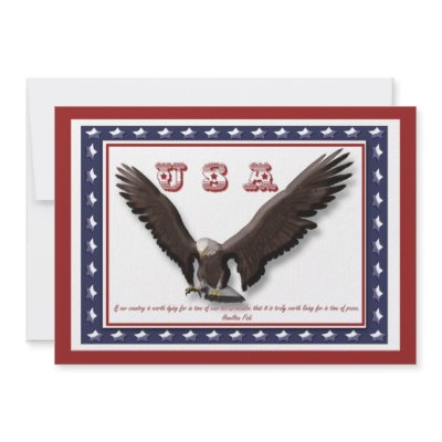 4th July invitations - customizable template by mensgifts
