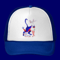 4th Of July American Kitty Hats hats