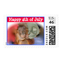 4th of July Animals postage