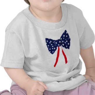 4th of July Baby Bow Shirt