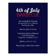 4th of July Barbecue Invitation