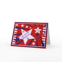 4th of July Barbecue/Party Invitation cards