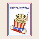 4th Of July BBQ Invitation invitations