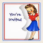 4th Of July BBQ Invitation invitations