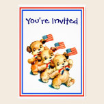 4th Of July BBQ Invitation invitations