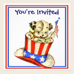 4th Of July BBQ Invitation invitations