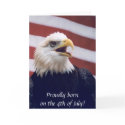 4th of July b'day eagle & flag cards by rescue_ranch 4th of July b'day eagle & flag cards