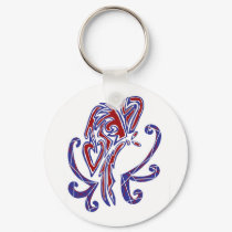 4th of July Butterfly keychains