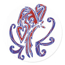 4th of July Butterfly stickers by marcya7 4th of July Butterfly stickers